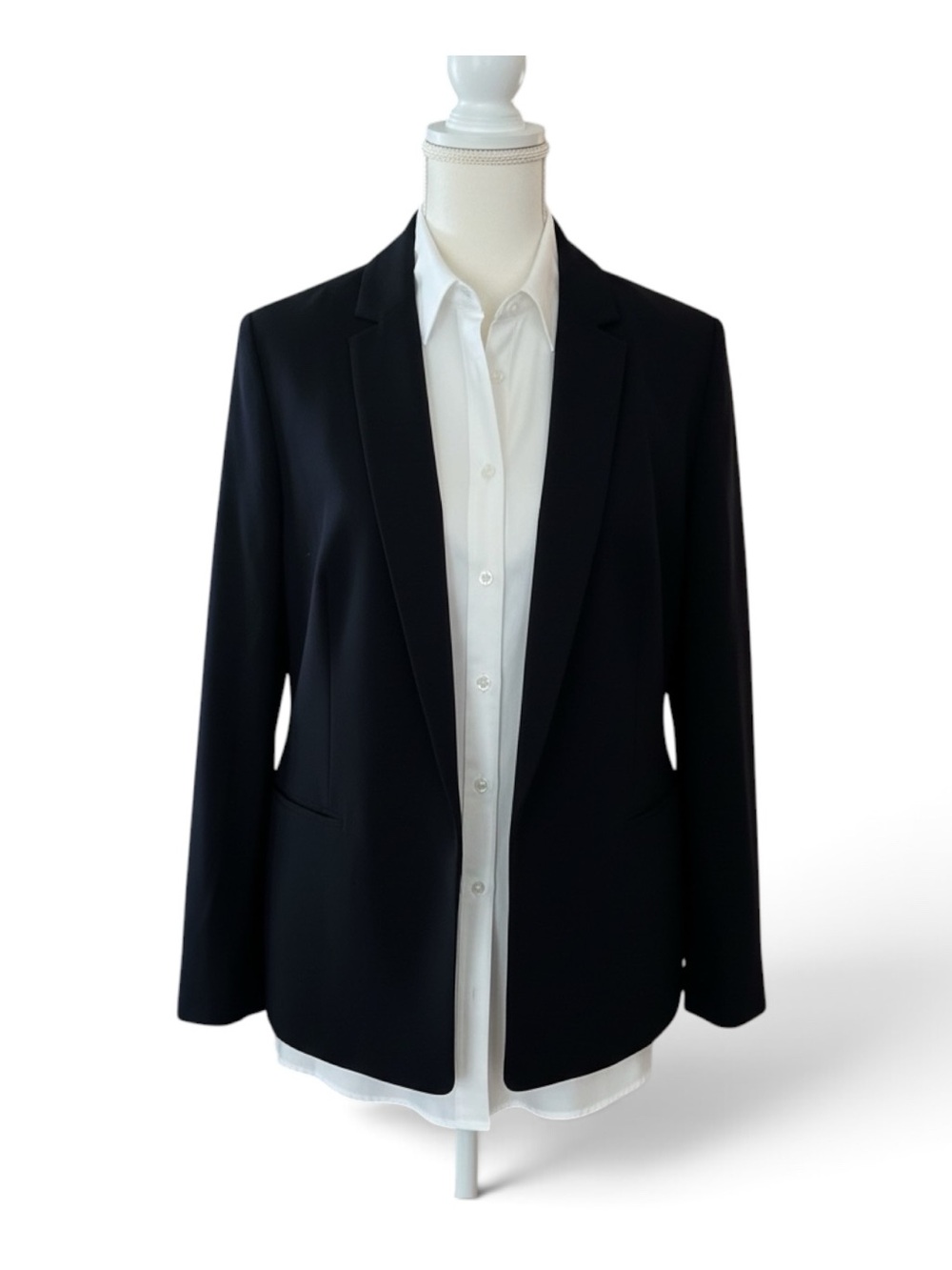 Kasper Classic Black Blazer - Size 18 - A123